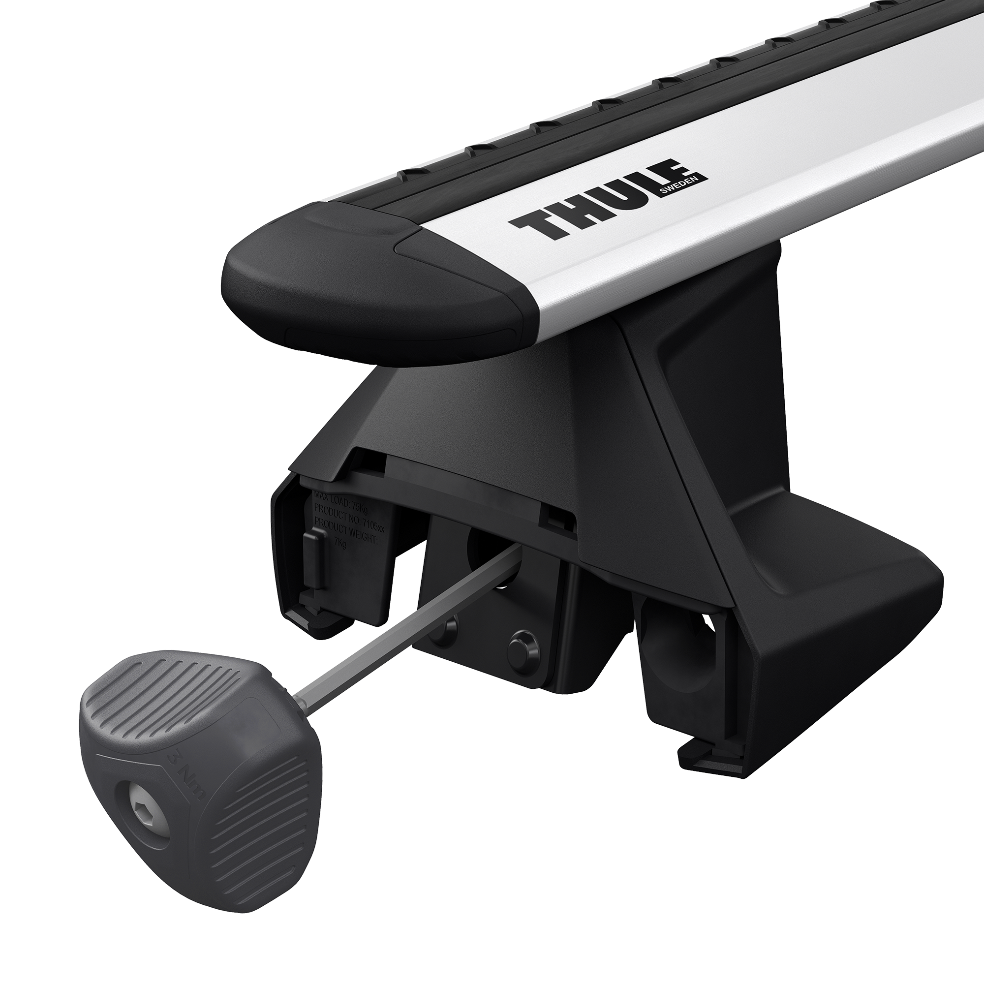 Ford Focus 5-door Hatchback Hatchback (2011 - 2018) Thule WingBar Evo 127cm Kit - Normal Roof - 5089
