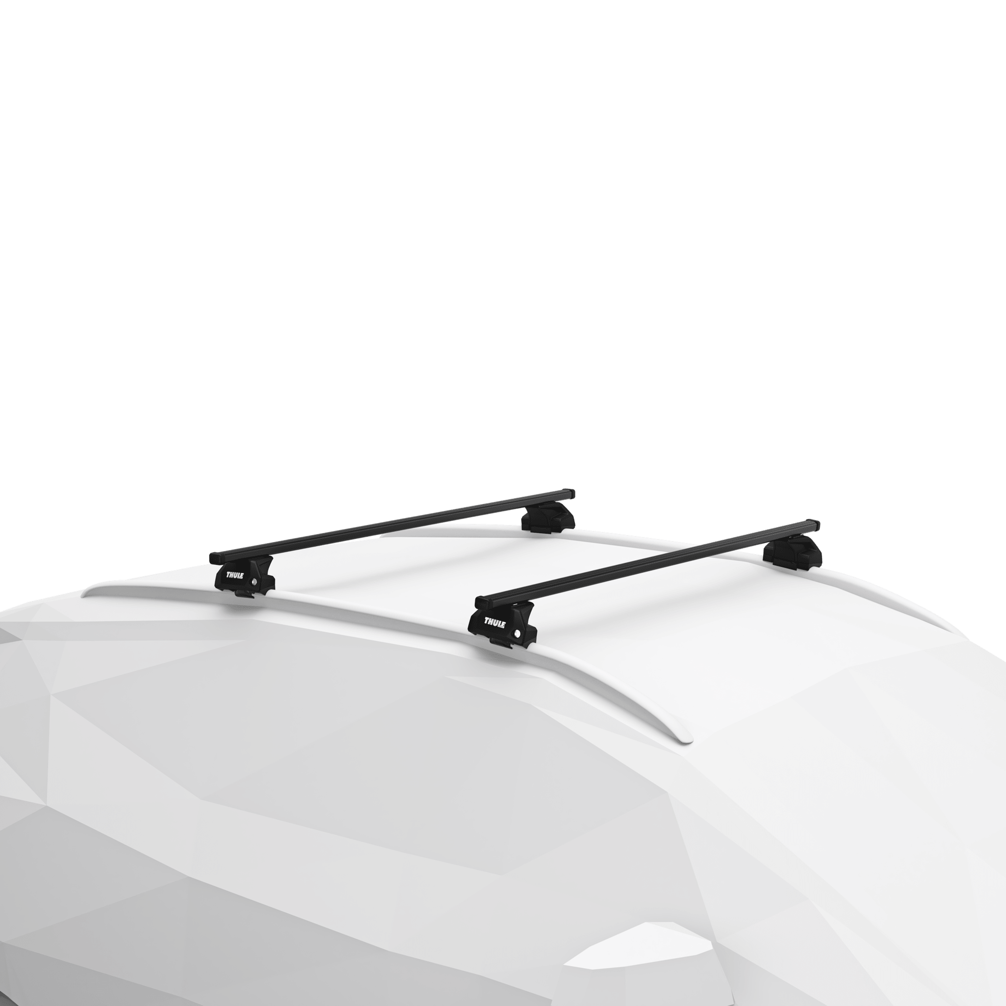 Genesis GV60 SUV (2022 - 2025) Thule SquareBar Evo 127cm Kit - Flush Rails - 6112
