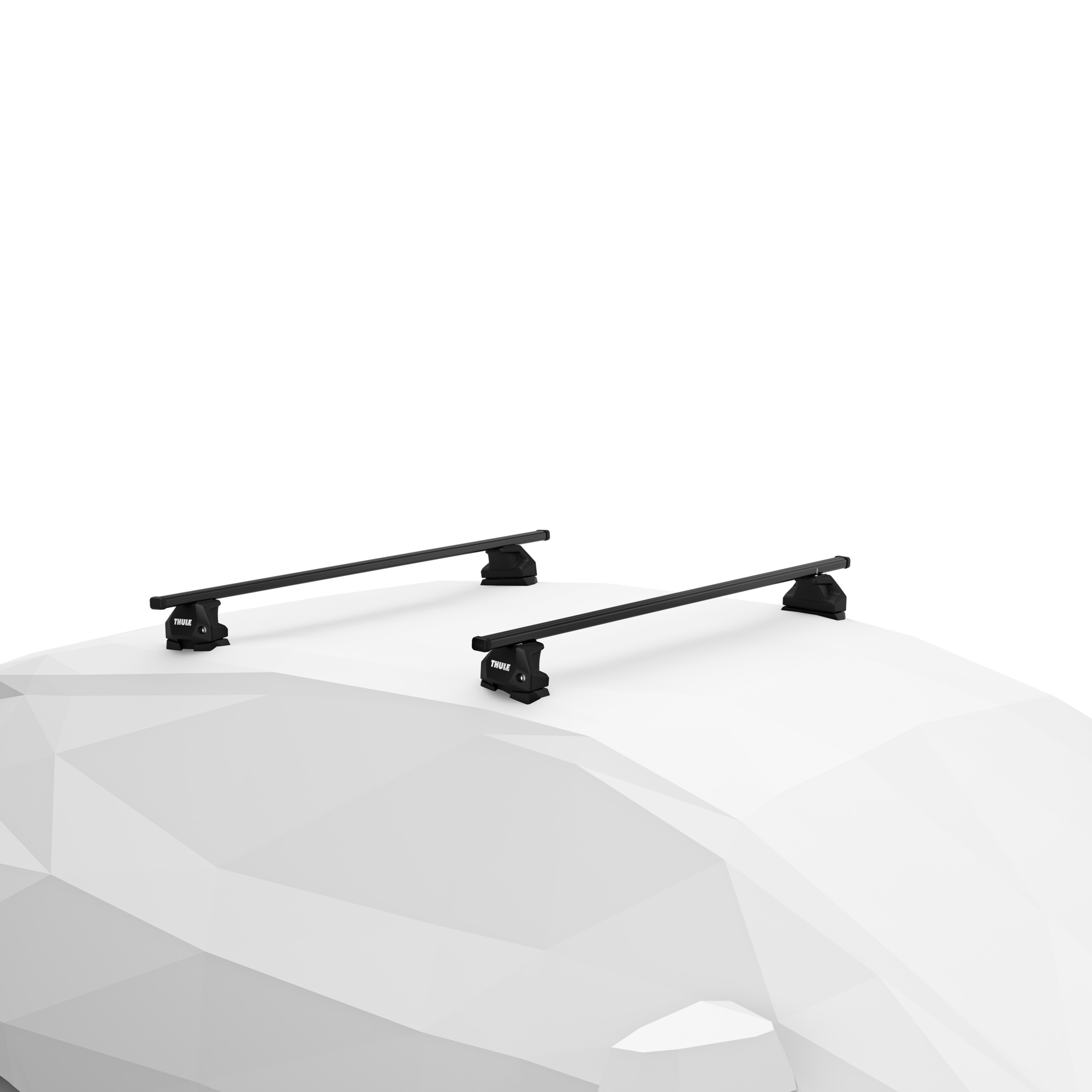 GMC Hummer Pickup Pickup (2022 - Present) Thule SquareBar Evo 135cm Kit - Fixed Points - 7181