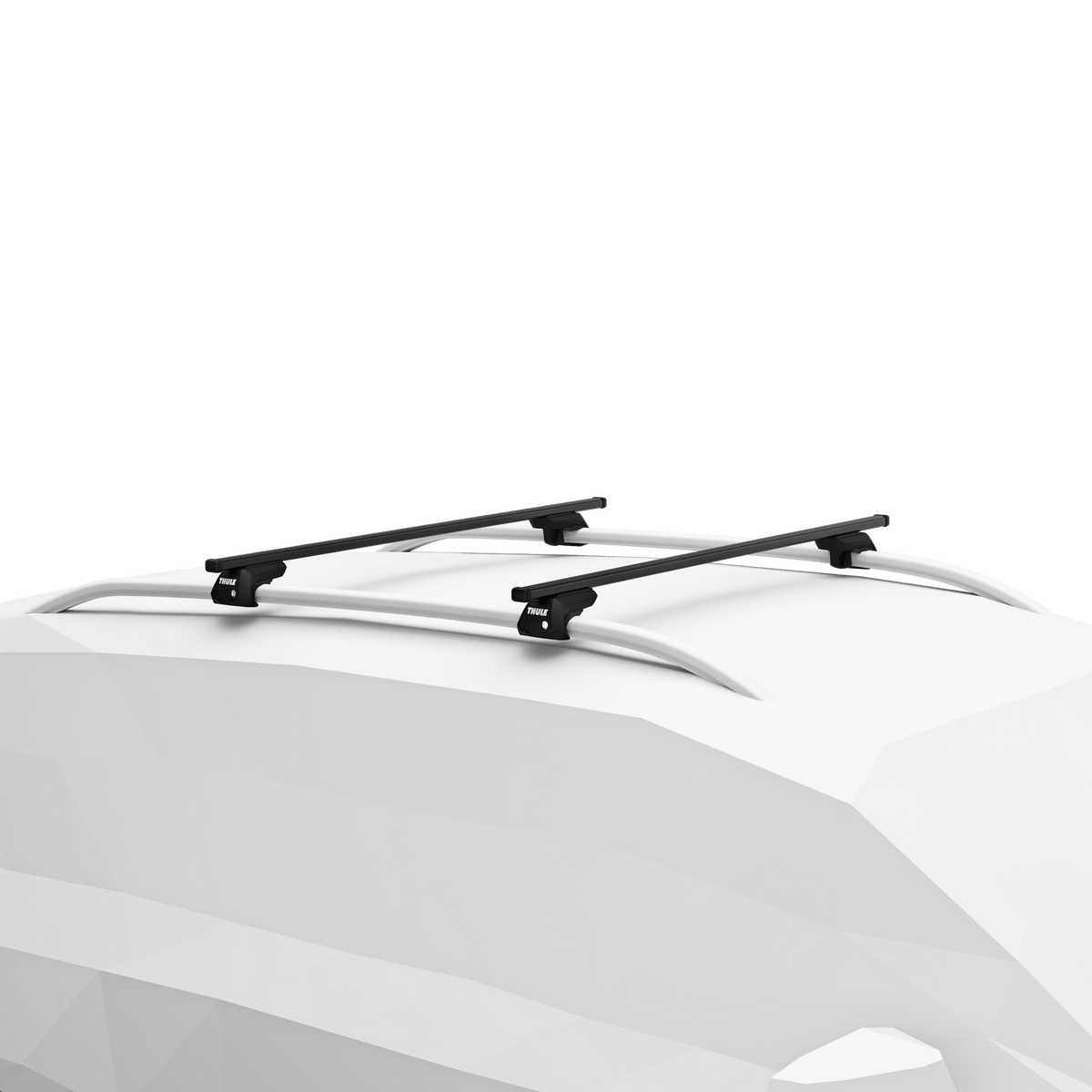 Honda Elysion MPV (2004 - 2013) Thule SquareBar Evo 127cm Kit - Raised Rails