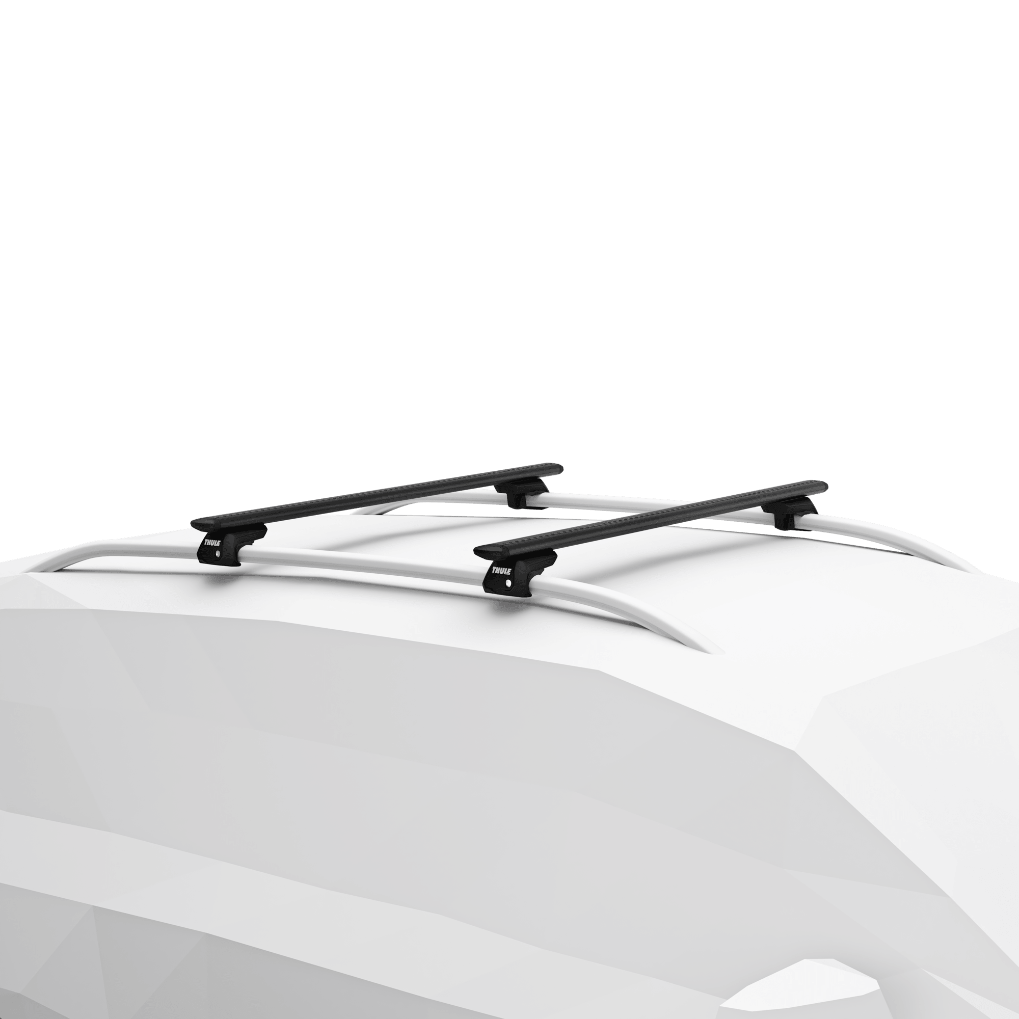 Honda Edix MPV (2004 - 2009) Thule WingBar Evo Black 150cm Kit - Raised Rails