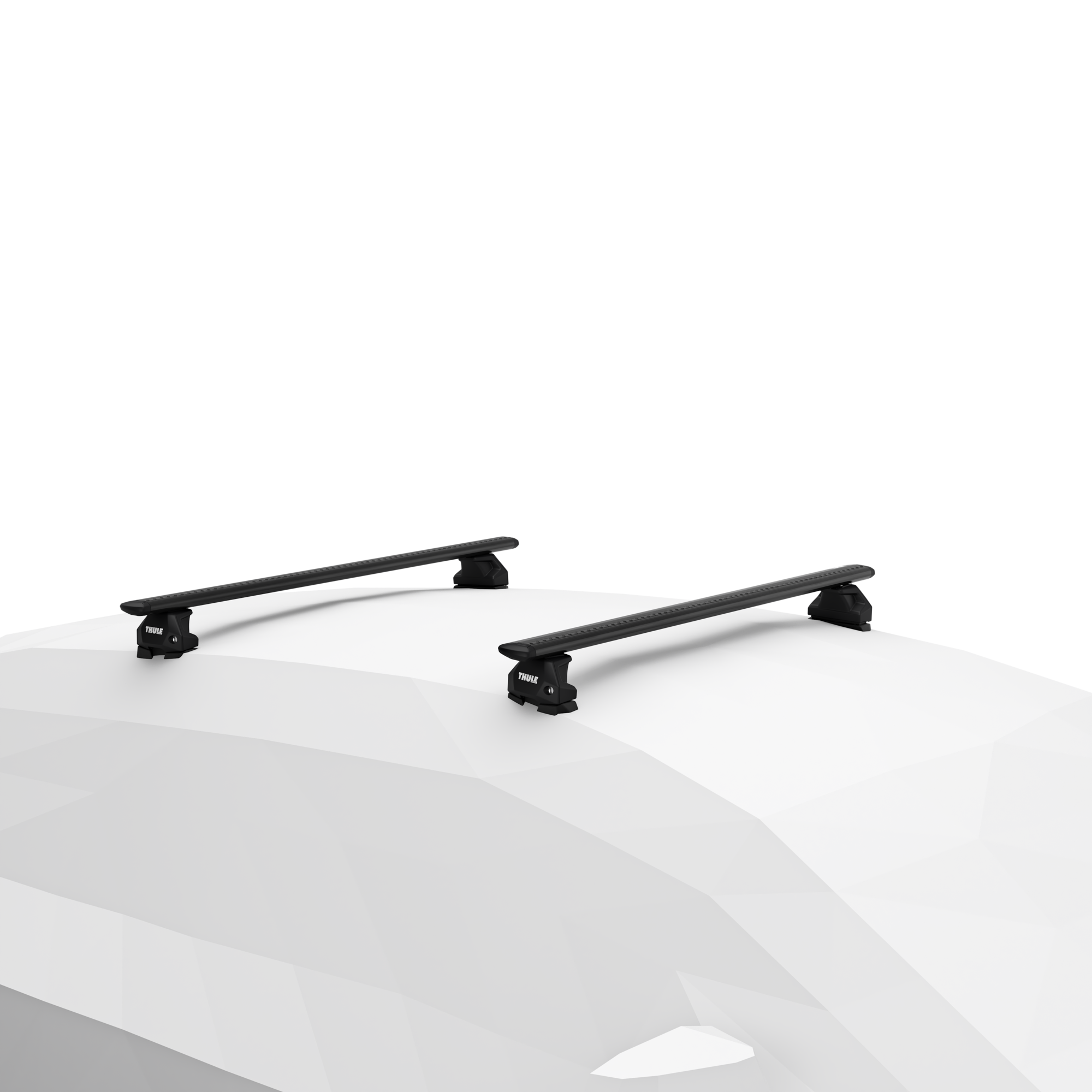 Ford Transit Custom 290 Crew Van LCV (2012 - 2018) Thule WingBar Evo Black 150cm Kit - Fixed Points - 7037