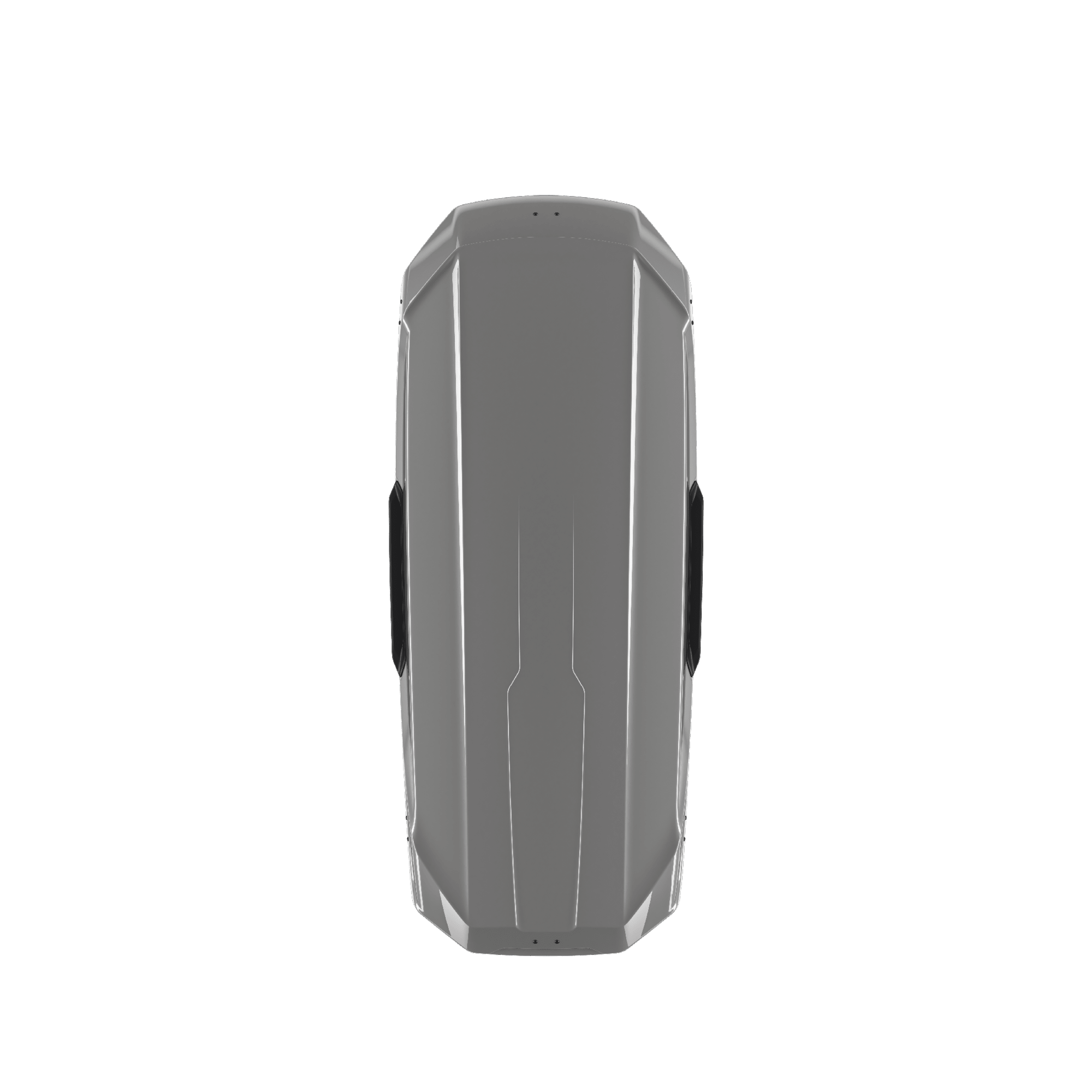 Thule Motion 3 XL Low roof box in titan glossy, featuring a sleek, aerodynamic design.