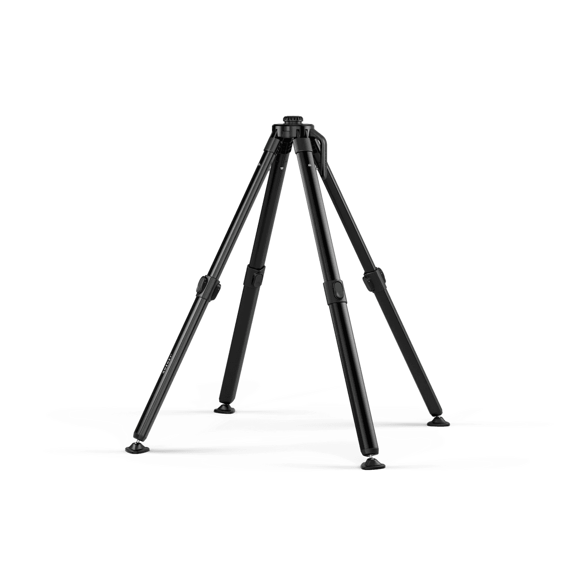 Black Gozney Tread Venture Stand, a sturdy, portable tripod for pizza ovens.