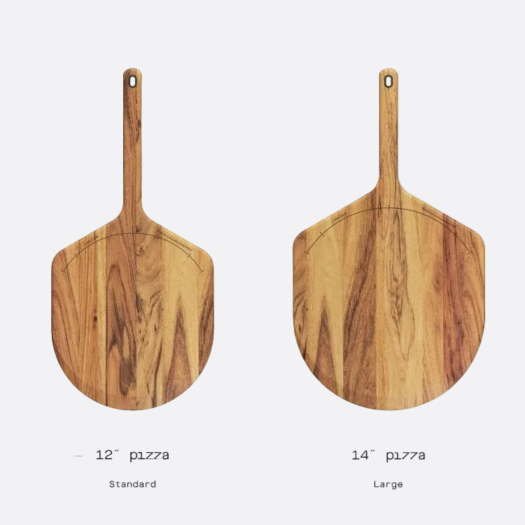 Acacia Wood Pizza Peel & Server