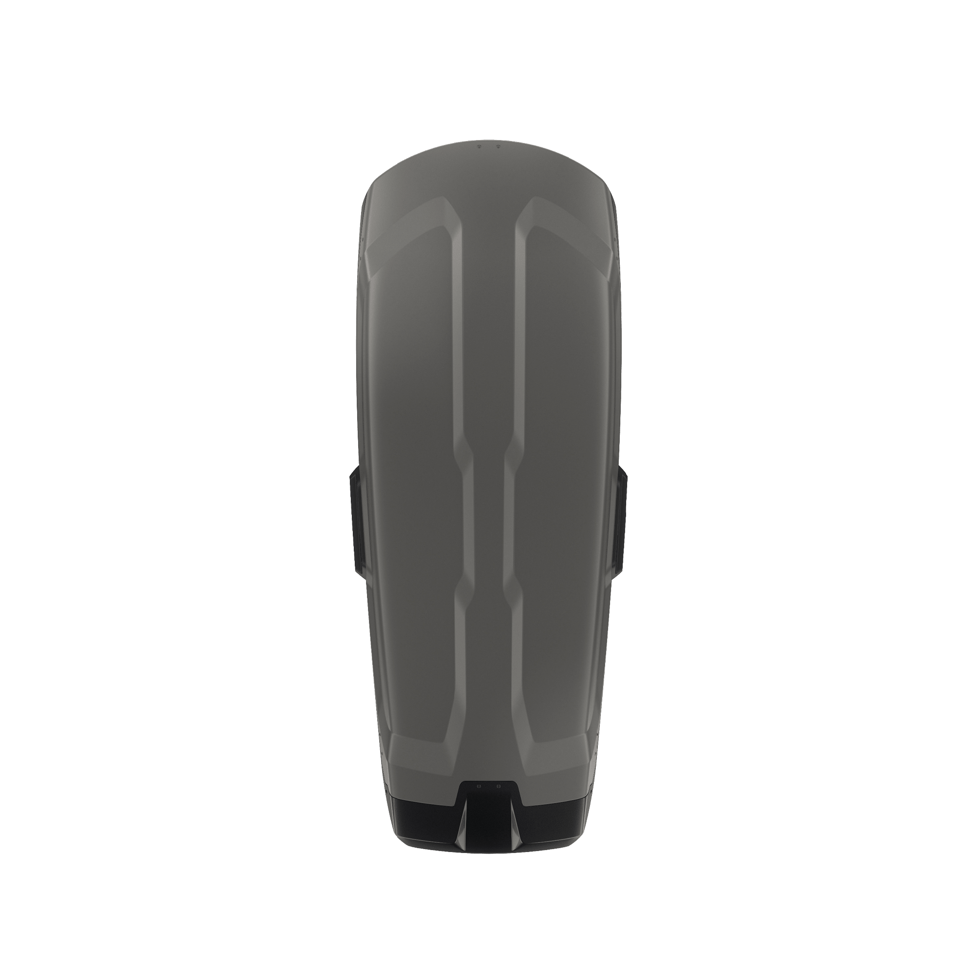 Thule Vector Alpine cargo box in Titan Matte, a sleek dark gray ABS plastic roof box.