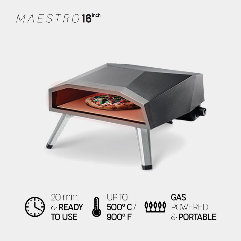 Maestro 16 Inch Gas Pizza Oven